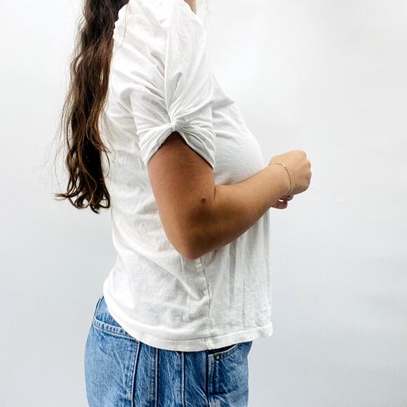 A.L.C. M white puff sleeve tee - Picture 3 of 5